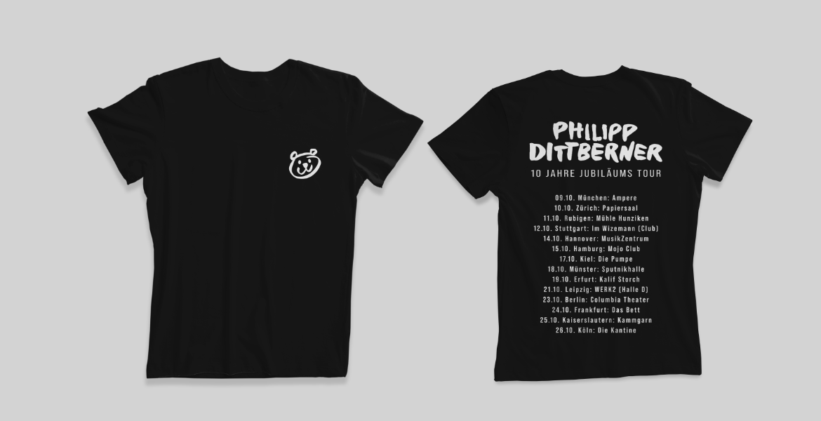  Tourshirt, schwarz 